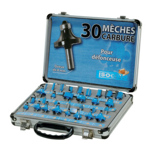 Coffret de défonçage 30 pièces Isocele