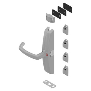 Crémone pompier DUALIS en applique Croisee Ds