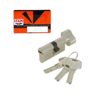 Cylindre à bouton F6S - s'entrouvrant 3 clés Ifam