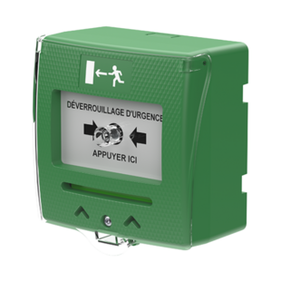 DM vert SHOK 2 contacts + capot Sewosy