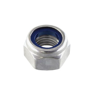 ECROU AUTO-FREINE A BAGUE NYLON SERIE EN ACIER ZN BLANC Viswood ECROU AUTO-FREINE A BAGUE NYLON SERIE EN ACIER ZN BLANC Viswood