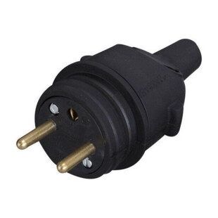 FICHE CAOUTCHOUC 2P+T 16A Electraline