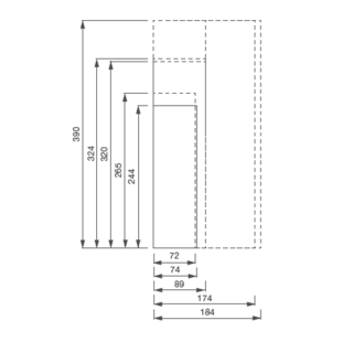Alimentation en coffret PSX BI-TENSION Izyx Systems