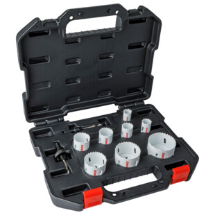 TREPAN BIMETAL ERKO ''ELECTRICIEN'' (COFFRET DE 10 PIECES) Erko