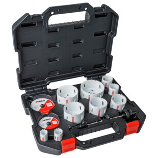 TREPAN BIMETAL ERKO ''INSTALLATEUR''  (COFFRET DE 11 PIECES) Erko