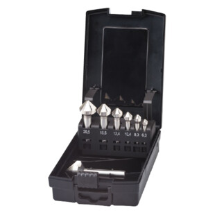 FRAISE A CHANFREINER HSS-E 90° 3 T QUEUE A 3 MEPLATS 42.555 (JEU DE 6) Phantom FRAISE A CHANFREINER HSS-E 90° 3 T QUEUE A 3 MEPLATS 42.555 (JEU DE 6) Phantom