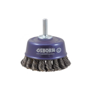 BROSSE COUPE SUR TIGE DE 6 MM Ø65 MM ACIER TORSADÉ 0,50 MM Osborn BROSSE COUPE SUR TIGE DE 6 MM Ø65 MM ACIER TORSADÉ 0,50 MM Osborn