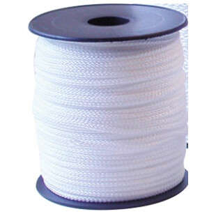 TRESSE POLYPROPYLENE BLANCHE 8 FUSEAUX Corderies Tournonaises