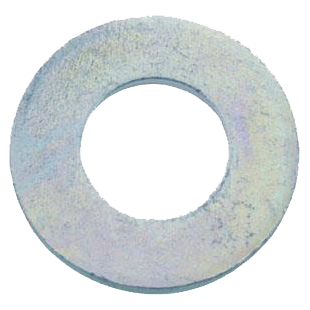 RONDELLE PLATE MOYENNE TYPE "M" SERIE MN ACIER ZN BLANC Viswood