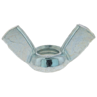 ECROU A OREILLES SERIE EO ACIER ZN BLANC Viswood
