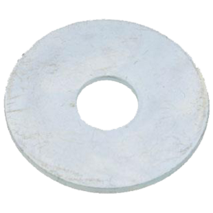 RONDELLE PLATE EXTRA LARGE TYPE "LL" SERIE LL ACIER ZN BLANC Viswood