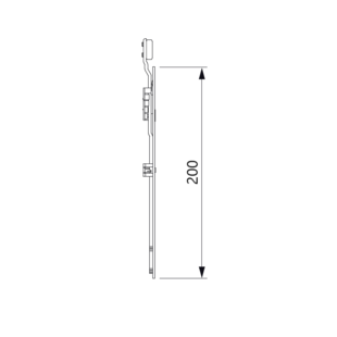 Intercalaire stulp limiteur OF Siegenia