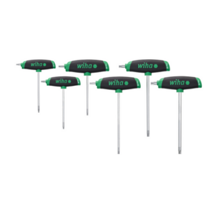 Jeu 6 clés males Torx manche T Wiha Jeu 6 clés males Torx manche T Wiha
