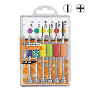 JEU 6 TOURNEVIS PRECISION PLAT ET PH Vessel