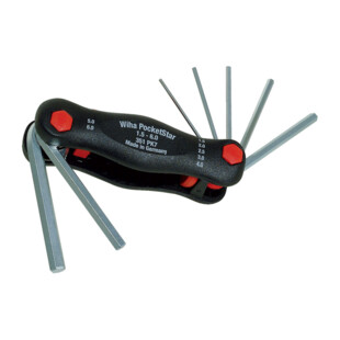 Jeu 7 clés mâles 6 pans Wiha Jeu 7 clés mâles 6 pans Wiha