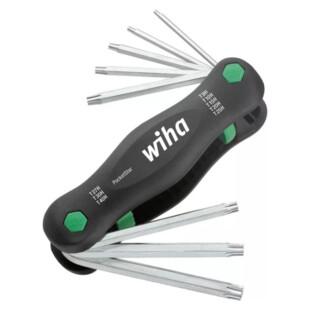 Jeu 8 clés Torx percées Wiha