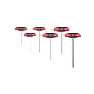 Jeu de 6 clés mâles manche T Wiha Jeu de 6 clés mâles manche T Wiha