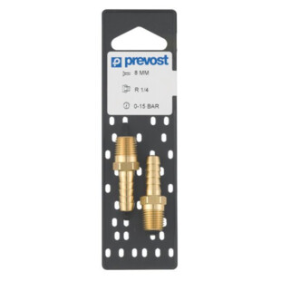 JONCTION POUR TUYAU FILETAGE CONIQUE MALE Prevost Air Comprime