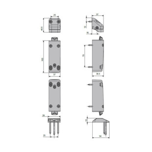 Kit pêne verticaux Oltre Fapim