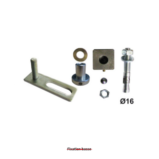 Kit pivot haut et bas portail à cheviller  Inglese