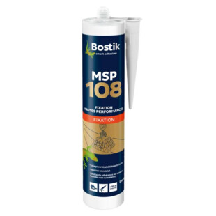 MASTIC COLLE MS POLYMERE MSP 108 BLANC 290 ML Bostik MASTIC COLLE MS POLYMERE MSP 108 BLANC 290 ML Bostik