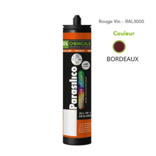 Mastic silicone prestige ton rouge cart300ml Dl Chemicals