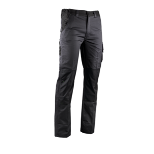 PANTALON DE TRAVAIL VULCAIN GRIS SOMBRE/ NOIR Lma Lebeurre