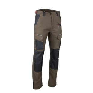 PANTALON SONIQUE MARRON/NOIR Lma Lebeurre