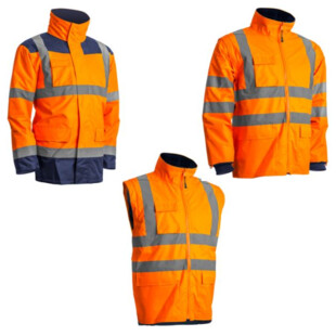 PARKA MULTICOUCHES KANATA 4/1 ORANGE/MARINE Coverguard