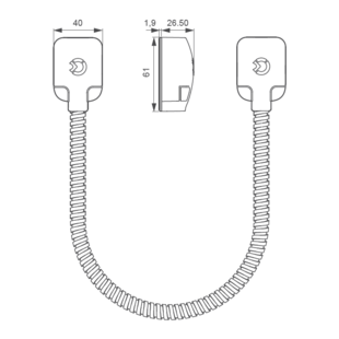 Passe-câble applique bornier IZYX Izyx Systems