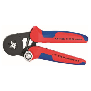 PINCE A SERTIR AUTO-AJUSTABLE POUR EMBOUTS DE CABLE AVEC ACCES LATERAL Knipex PINCE A SERTIR AUTO-AJUSTABLE POUR EMBOUTS DE CABLE AVEC ACCES LATERAL Knipex