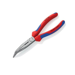 Pince demi ronde cigogne avec tranchant Knipex