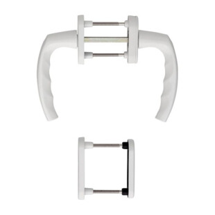 POIGNÉE DE PORTE-FENÊTRE  ATLANTA À CLÉ SAILLIE  NORMALE Hoppe