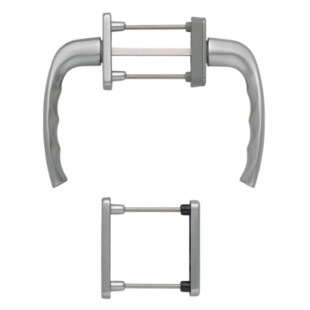 POIGNÉE DE PORTE-FENÊTRE  NEW-YORK À CLÉ SAILLIE  NORMALE Hoppe