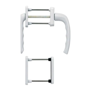 POIGNÉE DE PORTE-FENÊTRE  NEW-YORK À CLÉ SAILLIE  RÉDUITE Hoppe