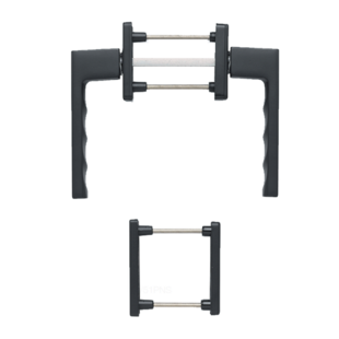 POIGNÉE DE PORTE-FENÊTRE  TOULON À CLÉ SAILLIE  NORMALE Hoppe