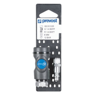 RACCORD FILETE FEMELLE + EMBOUT FILETE MALE CONIQUE Prevost Air Comprime