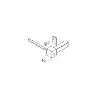 Raccordement carré 16mm Becker