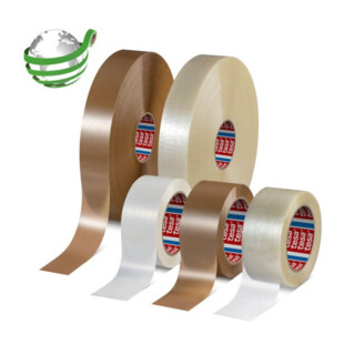 RUBAN EMBALLAGE PET RECYCLE TRANSPARENT 60418 Tesa