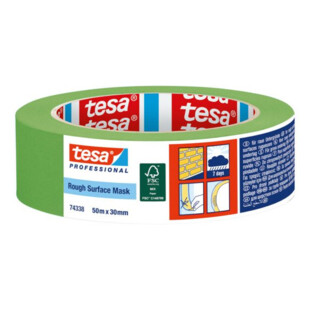 RUBAN MASQUAGE SURFACE STRUCTURE VERT 74338 50MX50MM Tesa