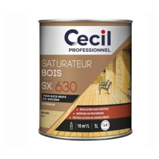 SATURATEUR BOIS JARDIN SX 630 V33 - Cecil