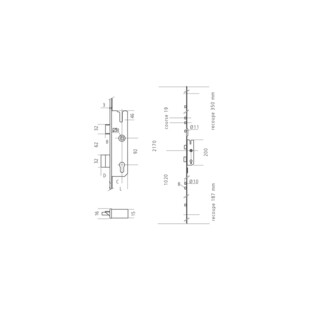 Serrure COMPACT 854 type 1 Fuhr