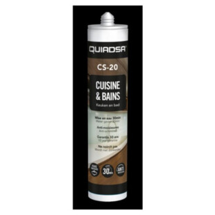 SILICONE ACETIQUE SANITAIRE ANTI MOISISSURE Quiadsa