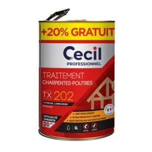 TRAITEMENT CHARPENTES POUTRES LAMBOURDES TX202 V33 - Cecil