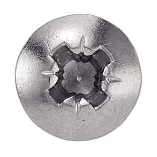 Vis métal inox tête fraisée bombée pozi Acton