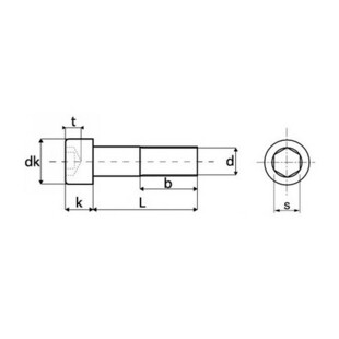 Vis métaux chc 6 pans creux inox Acton