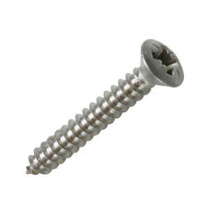 Vis tôle zinguée tête fraisée bombée  