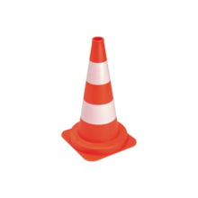 BALISE PVC ORANGE FLUO (vignette) Balise pvc orange fluo