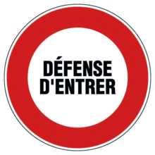 Disque de signalisation 300 mm
