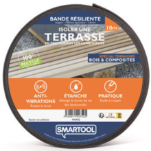 Bande etancheite ss terrasse smartool 100mm x 10m